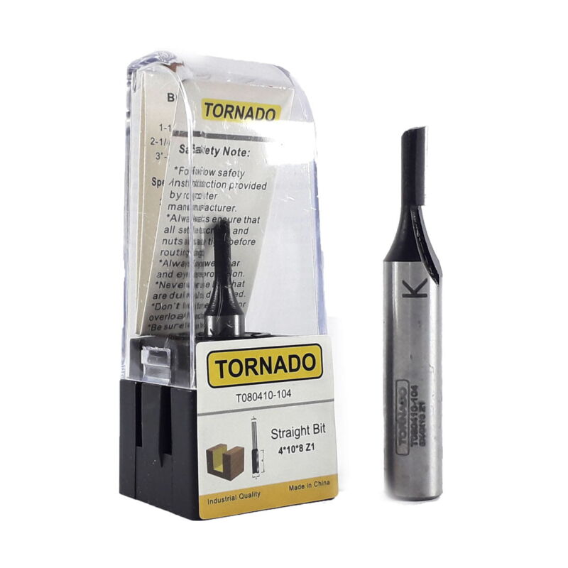 تیغ شیارزن 4 میل کارگیر 10 تورنادو T080410-104 - تصویر 1