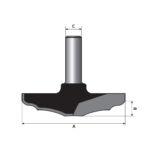 تیغ تونیک دوپله قطر50/8 کارگیر 8 تورنادو T125008-1820 - تصویر 2