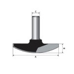 تیغ تونیک کاسه ای قطر 95/2 تورنادو T129515-1826