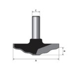 تیغ تونیک کلاسیک قطر50/8 کارگیر 8 تورنادو T125008-1821 - تصویر 2
