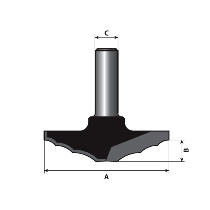 تیغ تونیک کلاسیک قطر50/8 کارگیر11 تورنادو T125011-1825 - تصویر 2