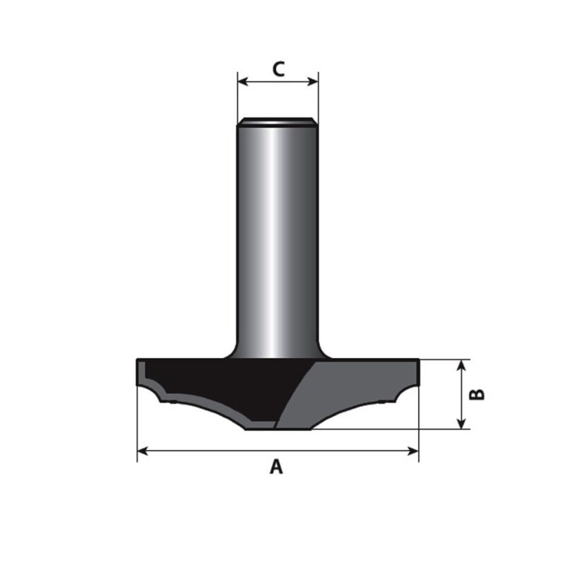 تیغ تونیک کلاسیک قطر 34/9 کارگیر6 تورنادو T123406-1828 - تصویر 2