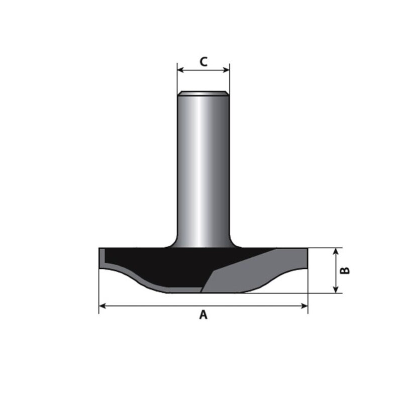 تیغ تونیک کلاسیک قطر 50/8 کارگیر 6 تورنادو T125006-1829 - تصویر 2