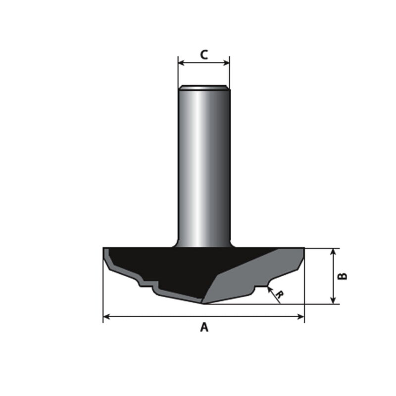 تیغ تونیک کلاسیک قطر 47 کارگیر13 تورنادو T124713-9300 - تصویر 2