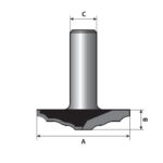 تیغ تونیک سه پله قطر55/5کارگیر7تورنادو T125507-1832 - تصویر 2