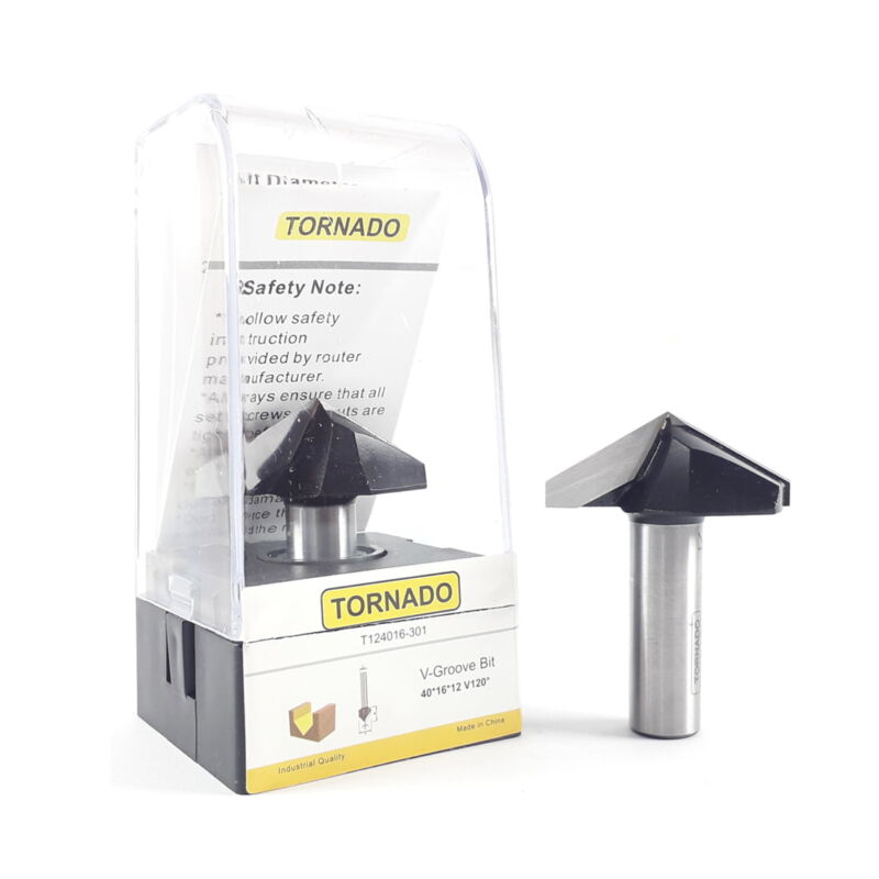 تیغ وی  120 درجه قطر 40 تورنادو T124016-301 - تصویر 1
