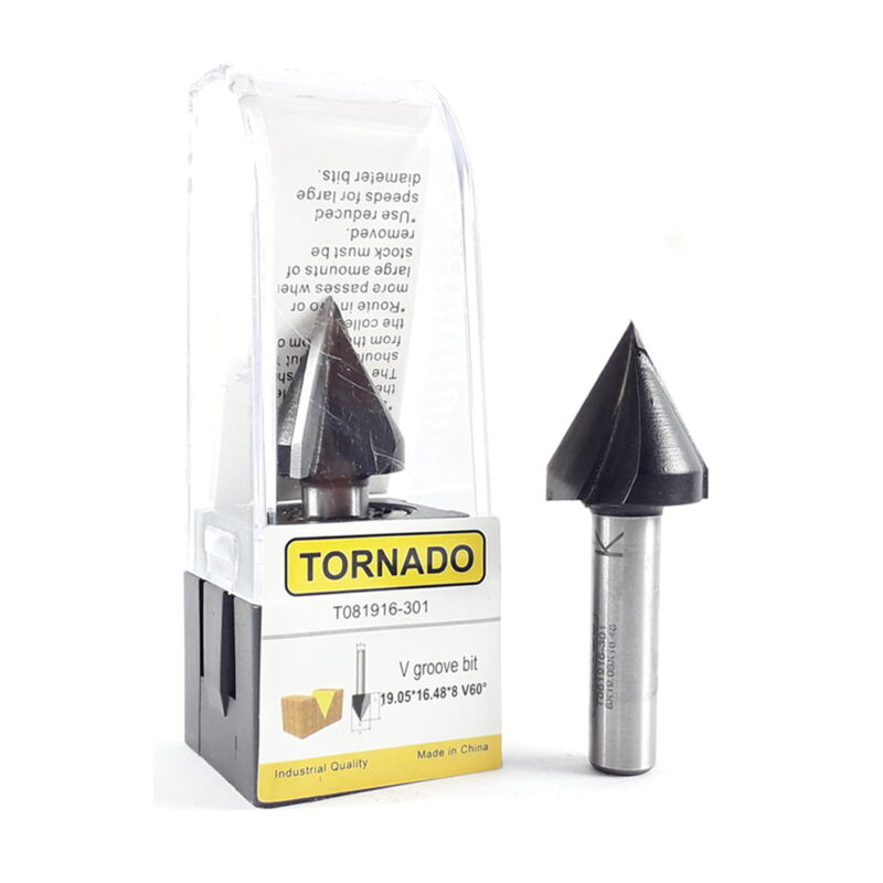 تیغ وی 60 درجه قطر 19/5 تورنادو T081916-301 - تصویر 1