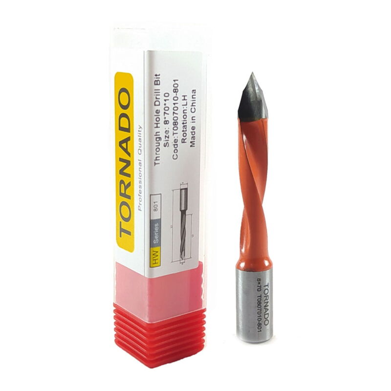 مته 8 راه بدر چپگرد تورنادو T0807010-801 - تصویر 1