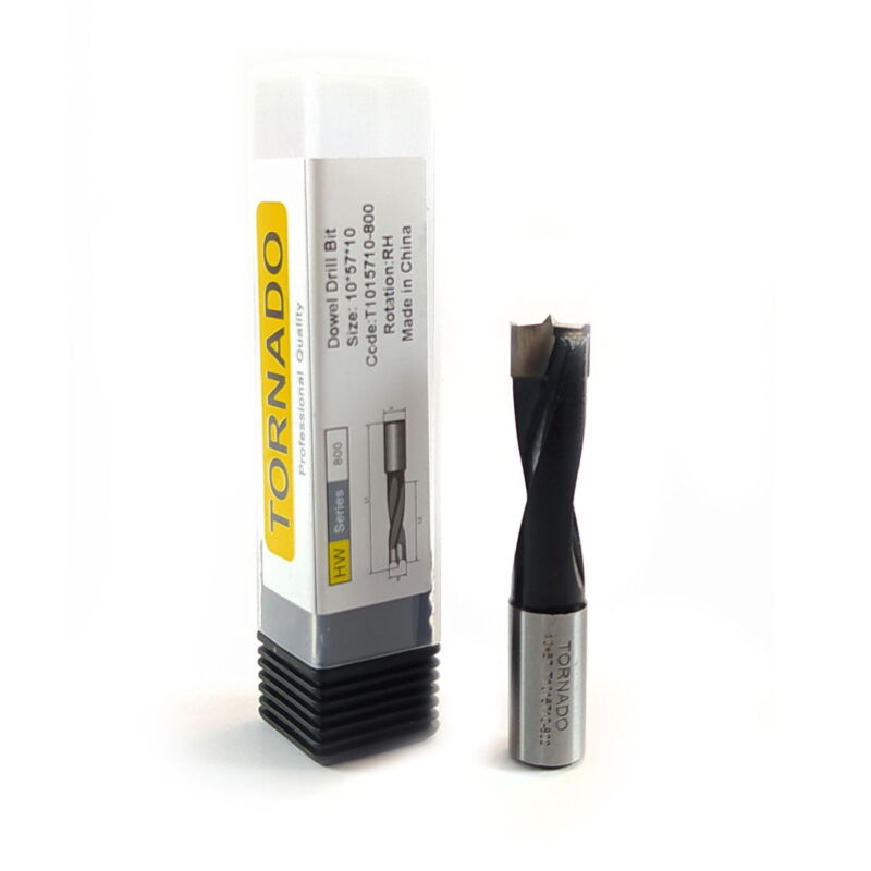 مته سه نیش 10 راستگرد کوتاه تورنادو T1015710-800 - تصویر 1