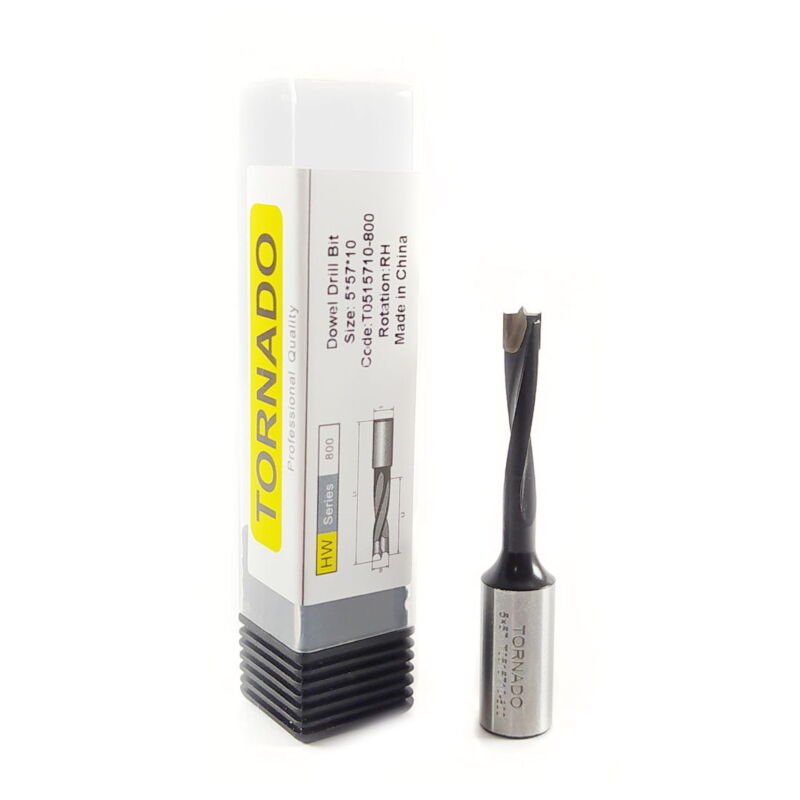 مته-سه-نیش-5-راستگرد-طول-57-تورنادو مته سه نیش 5 راستگرد کوتاه تورنادو T0515710-800 - تصویر 1