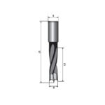 مته سه نیش 10 راستگرد کوتاه تورنادو T1015710-800 - تصویر 2