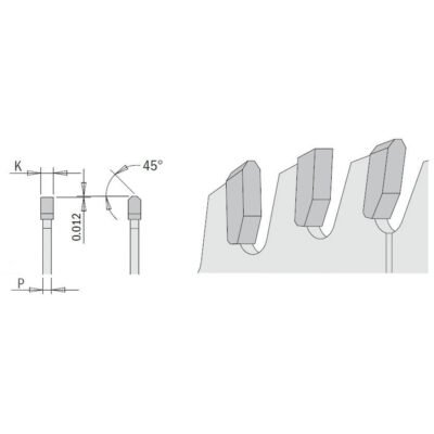 تیغ اره 25 سانت ام دی اف بر صنعتی