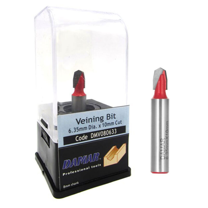 تیغ-وی-دو-پله-دامار-قطر-6-کارگیر-10-شفت-8-DMV080633-وی- فرز حکاکی دوپله دامار کد DMV080633