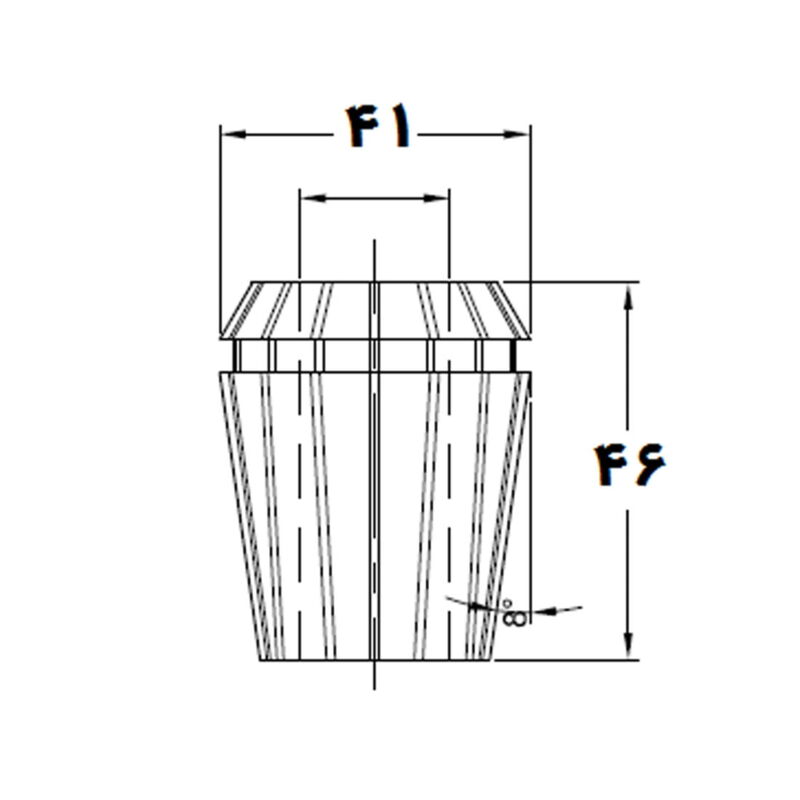 کولت (فشنگی) قطر 18 ویروتکس ER40 کد C00072 - تصویر 2