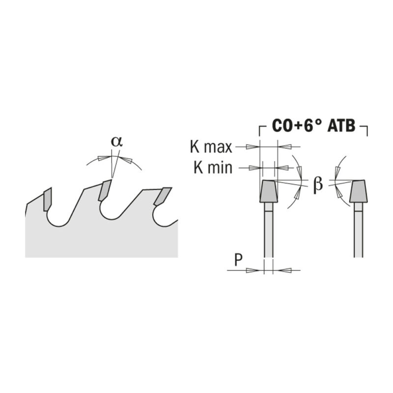 تیغ اره خط یک تکه کروم 12 سانت شفت 20 سی ام تی 288.720.24H