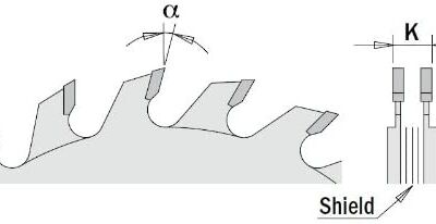 تیغ اره خط زن دوتکه شفت 20 سی ام تی