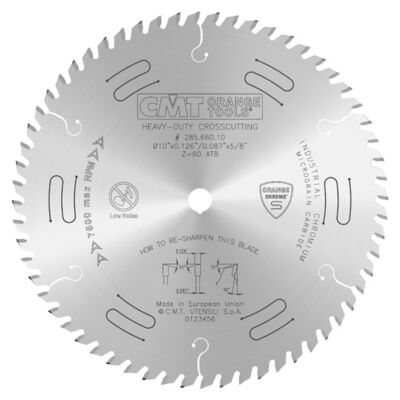 تیغ اره چوب بر کروم قطر 250 دندانه 60 سی ام تی 285.660.10m