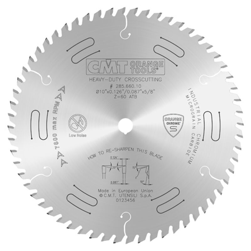 تیغ اره چوب بر کروم قطر 250 دندانه 60 سی ام تی 285.660.10m