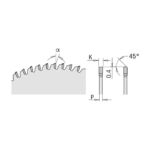 تیغ اره کورین بر 84*30 سی ام تی 223.084.12m