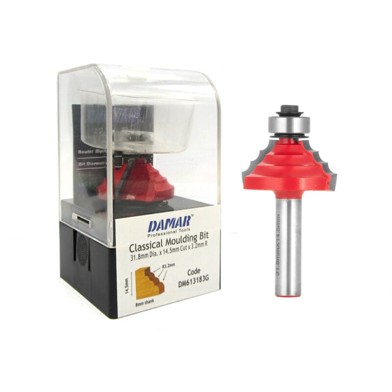 تیغ پروفیل سه پله بلبرینگی قطر 31/8 دامار کد DM613183G - تصویر 1