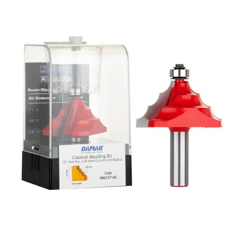 تیغ پروفیل سه پله بلبرینگی قطر 57/1 دامار کد DM615714G - تصویر 1