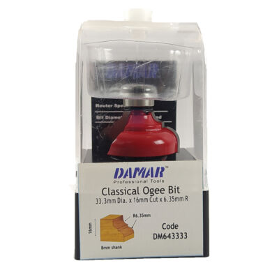 تیغ-پروفیل-لبه-قطر-33.3-کارگیر-15.8-دامار-DM643333